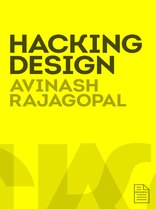 Title details for Hacking Design by Avinash  Rajagopal - Wait list